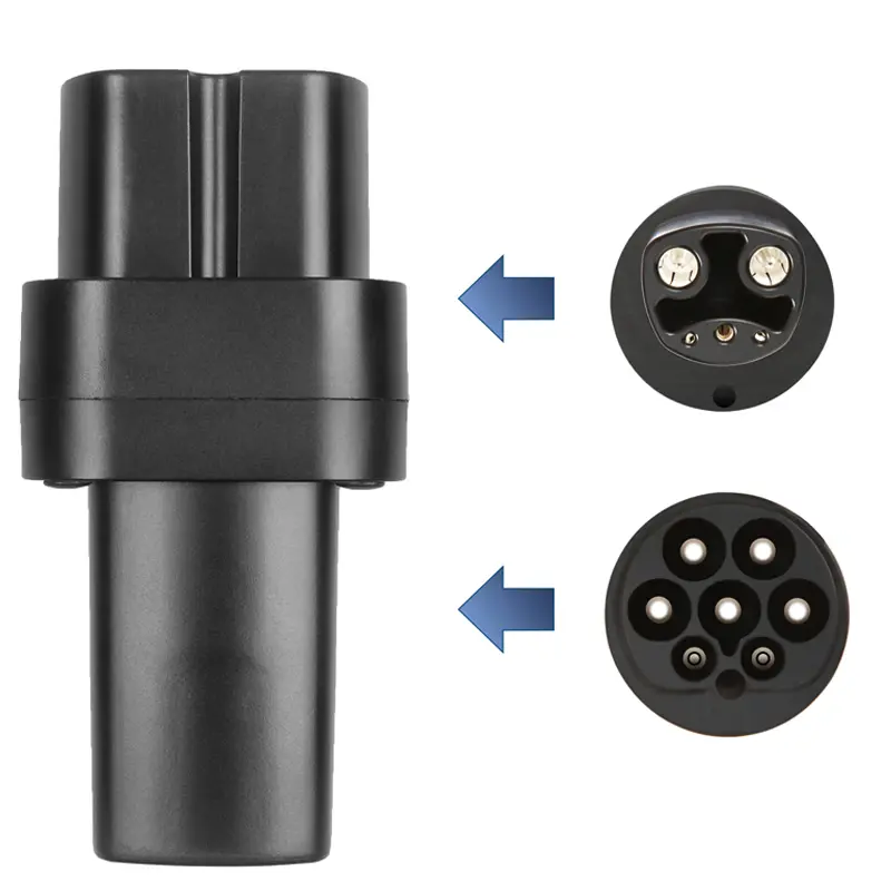 Electric Car Charger Connector Type 2 to Tesla EV Charging Adapter (6)m44