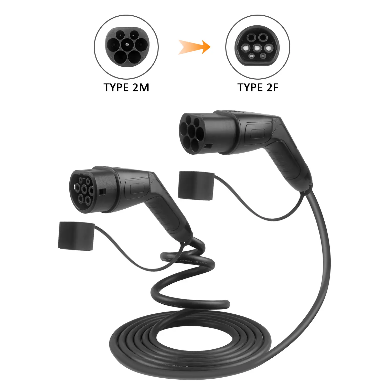 Type 2 Male to Type 2 Feamal EV Charging Cable (1)i2p