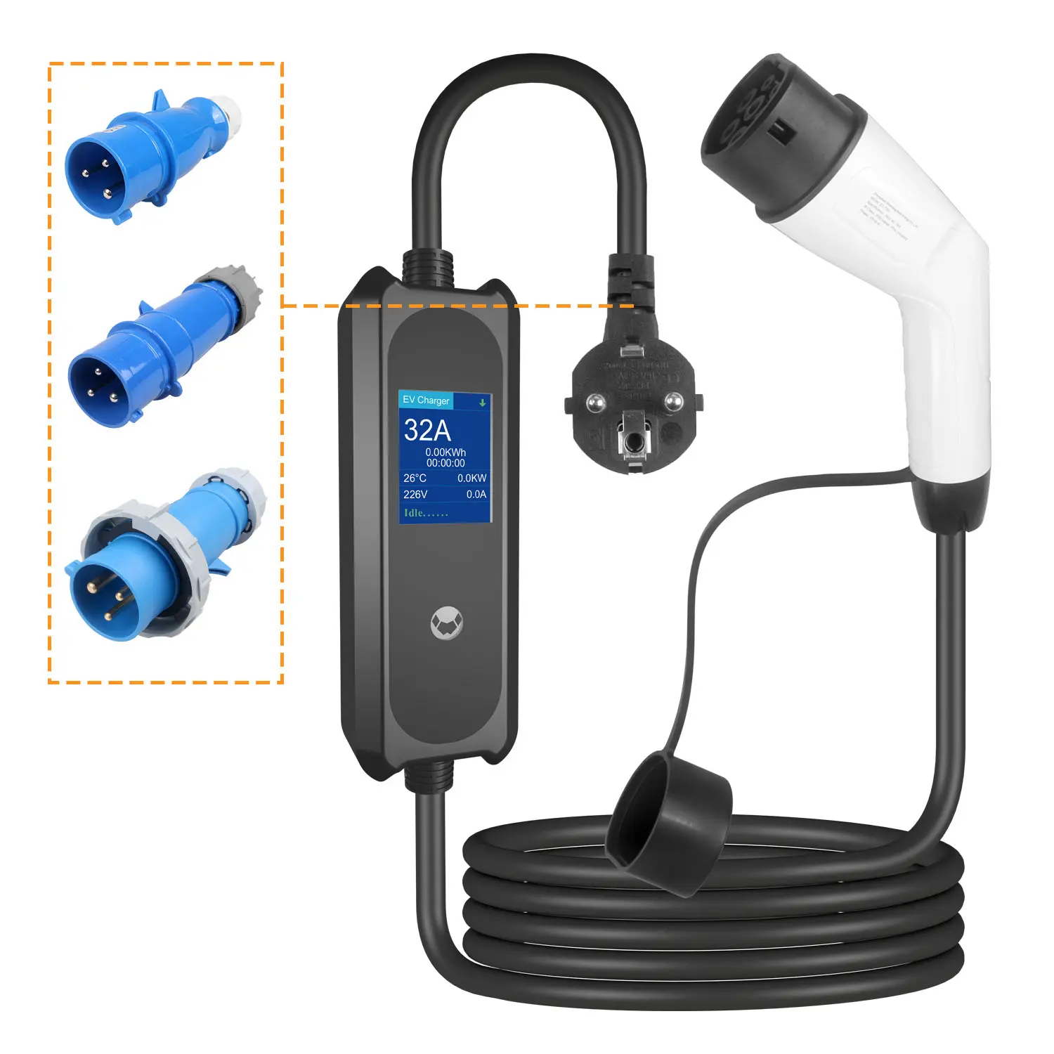 Advanced Portable EV Charger 7KW3.5KW Type 2 Mobile Charging Station (3).jpg