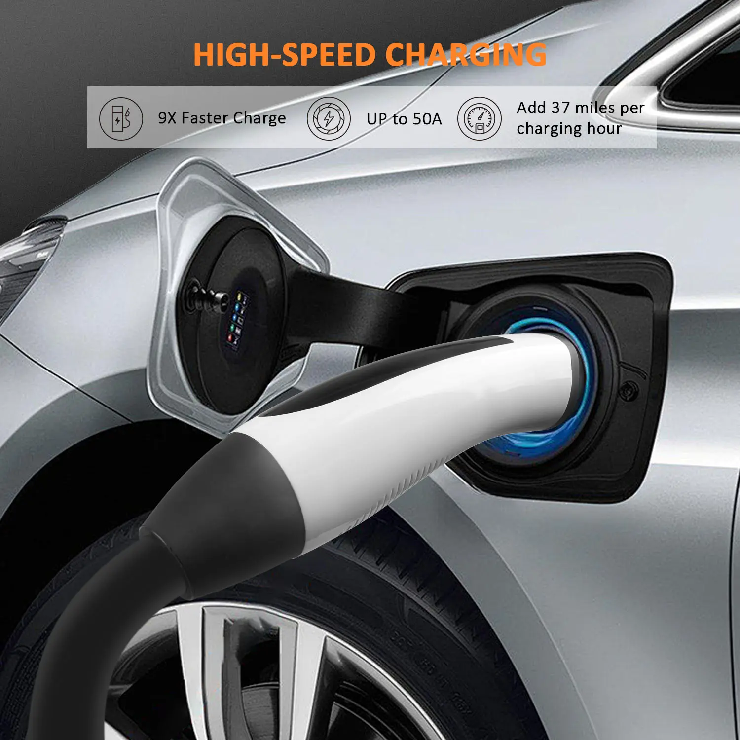 Tesla Portable EV Charger with Large Screen Display (6)s3j