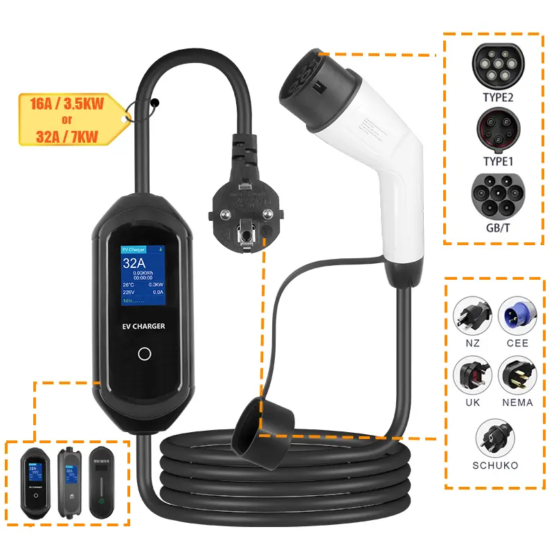 Portable Type 2 EV Charger – The Perfect Charging Solution (4)5gn