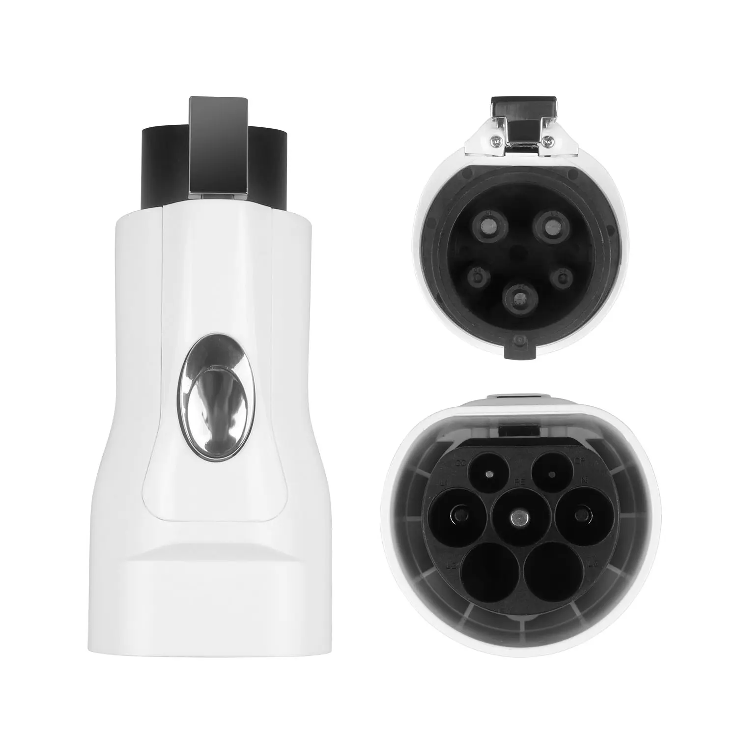 EV Charger Type 2 to Type 1 32A Charger Connector Adapter (3).jpg