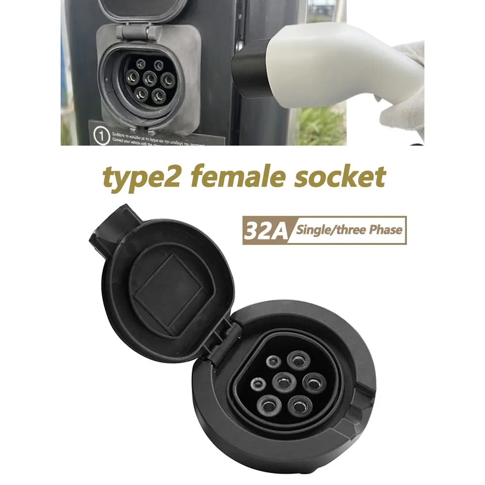 High-Quality European Standard Pile End Socket for TYPE 2 Charging Stations (7)ljp